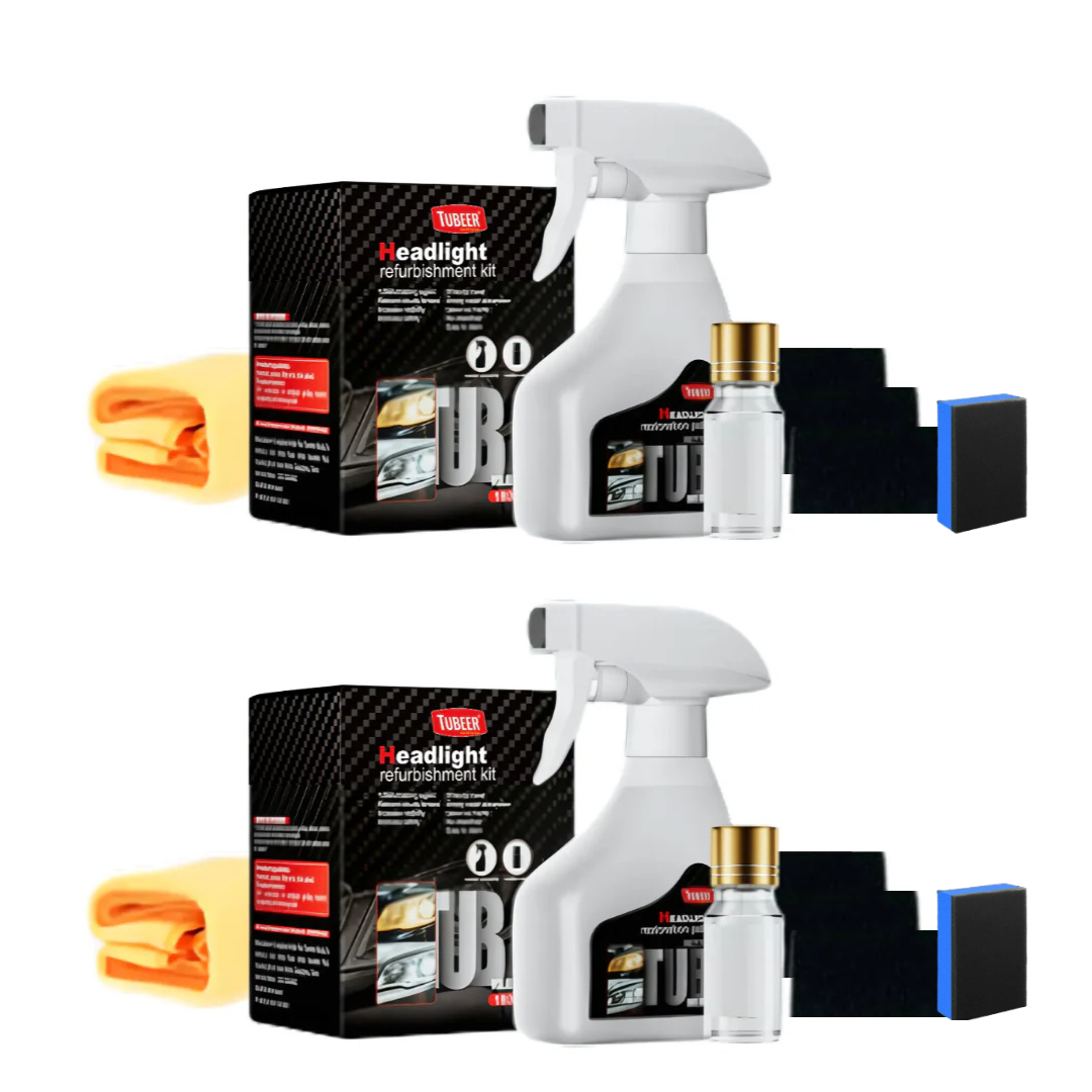 HeadlightSpray 1+1 GRATIS: Enkel å bruke Bilfrontlykter Rengjøring Spray-Sett