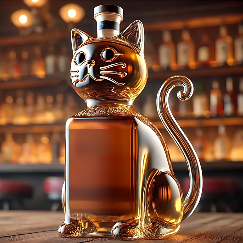 Globetrek° AnimalBottle: Dyreformet Glass Drikkeflaske