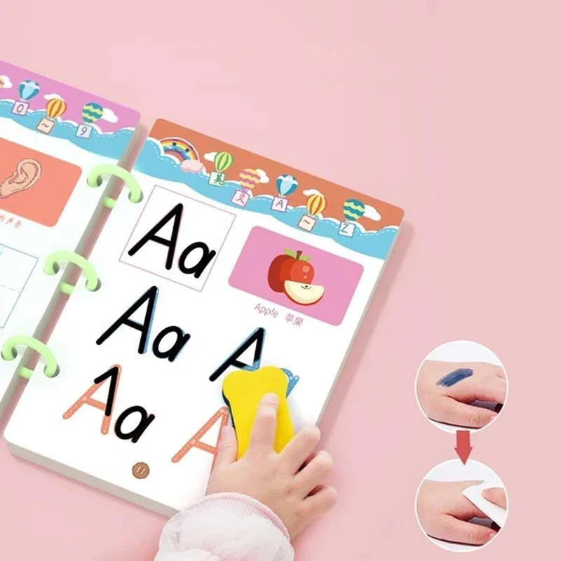 Kletshuts™ ActivityBook: Sporing Og Tegning Pedagogisk Gjenbrukbar Arbeidsbok