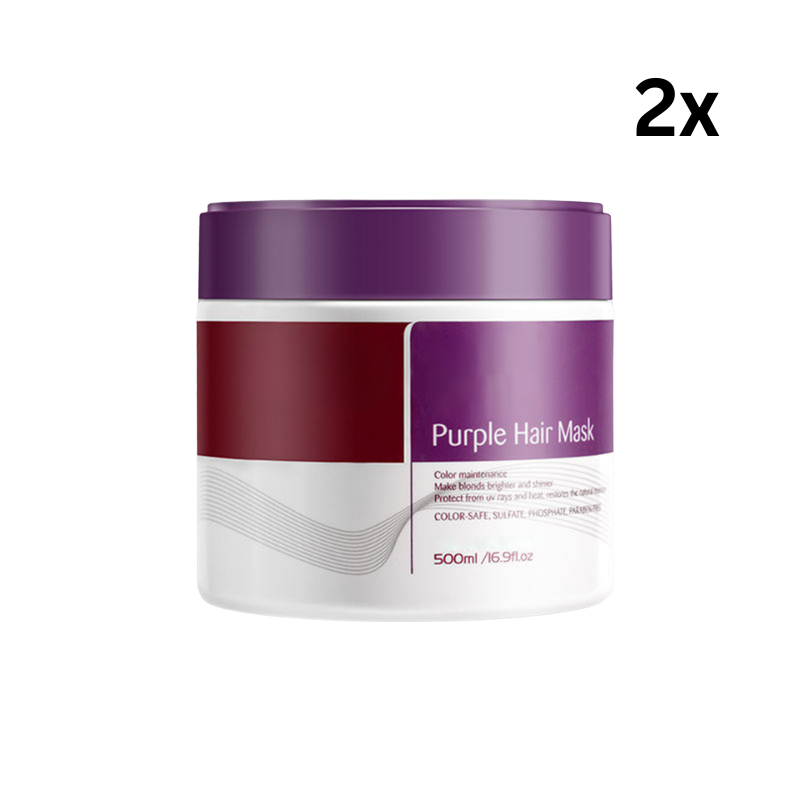 Rose® KeratinMask: Farve Og Dybde Reparationslilla Keratin Toning Hårmaske