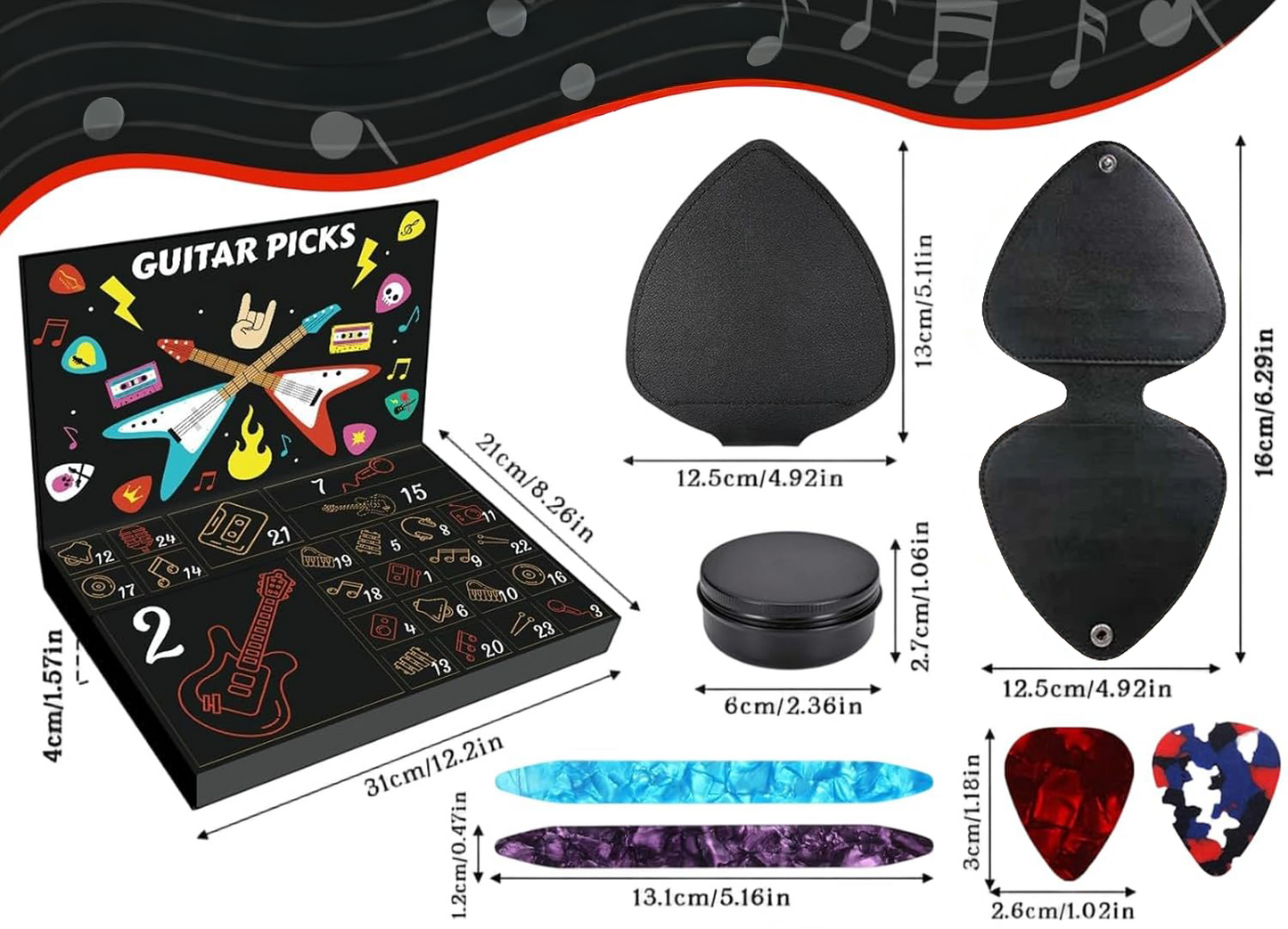 MusicAdvent™ – Ultimativ Gitarplekter Musikk Julekalender