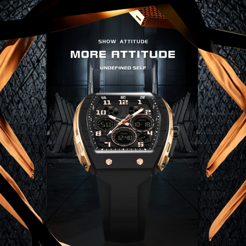 PrecisionWatch - Stilfuld Digital Kronograf Sport Præcisionsur