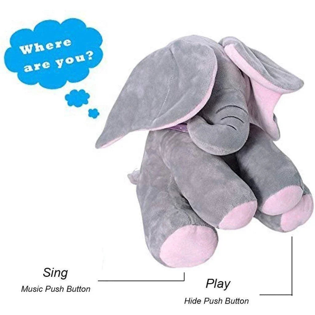 Kletshuts™ ElephantToy: Interaktiv Peekaboo Øre-Flappende Elefantleketøy