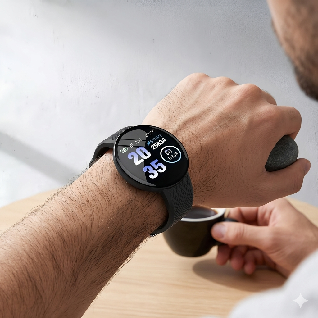 FitnessWatch 1+1 GRATIS: Premium Stilfuldt Smart Sundhed Fitness Ur
