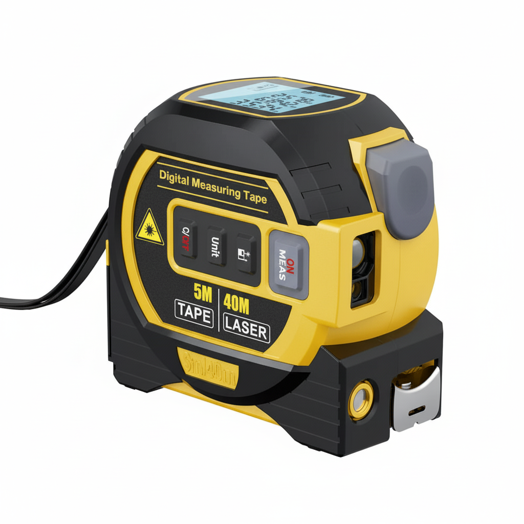 InfralaserTape - 3-i-1 Infrarød Laser Målebånd