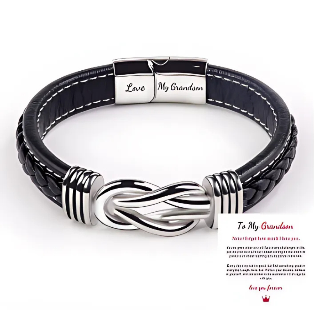 Jewelance™ InfinityBracelet: Uendelighetsknute Armbånd med Dedikasjonskort