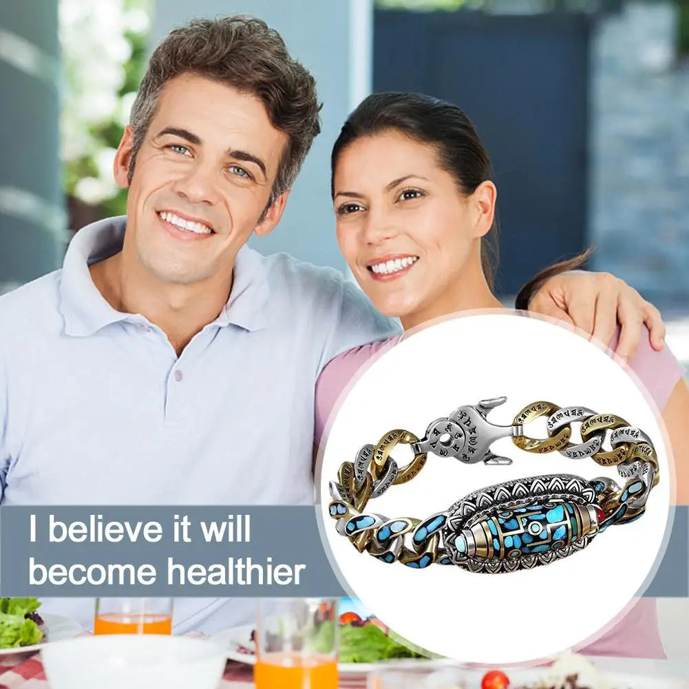 Jewelance™ MantraBracelet – Dreibart Tidløst Symbolsk Mantra-armbånd