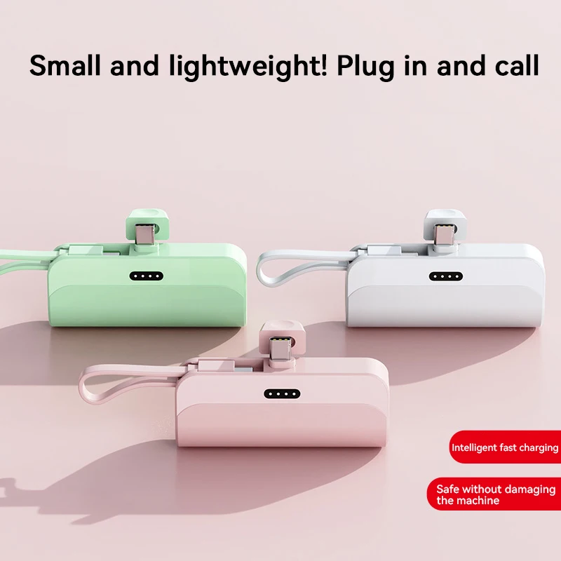 PocketPowerbank - Kompakt Design Hurtig Opladning Nem At Tage Med Lomme Powerbank