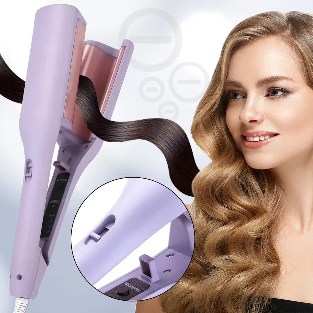 Rose® CurlingIron - Elektrisk Krøllejern Dyb Bølge Hår Krøller
