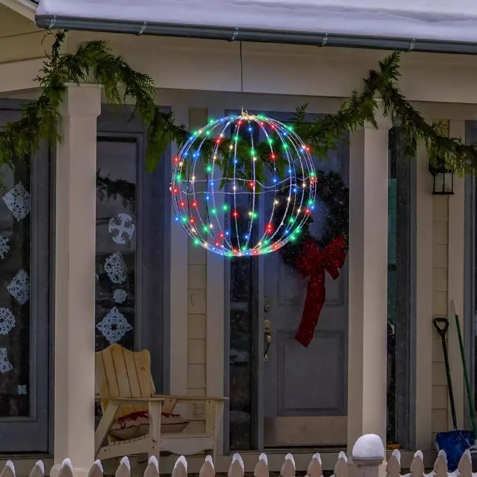 Ledsen™ ChristmasBall: LED Hengende Julekule Lys Til Utendørs Hage Dekorasjon