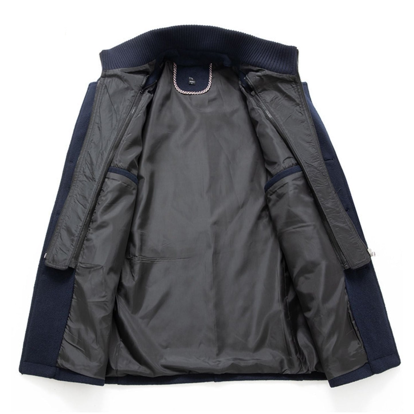 Icone™ WinterCoat: Luksus Dobbel Krage Stilfull Vinter Trenchcoat