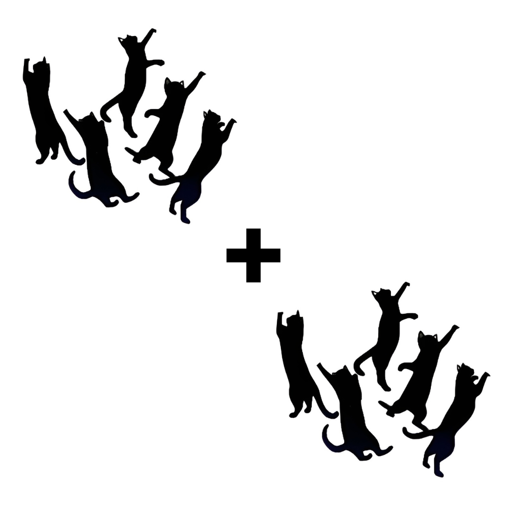 CatBookmark: Dekorativ Side Markør og Kat Bokmerke Klips Sett
