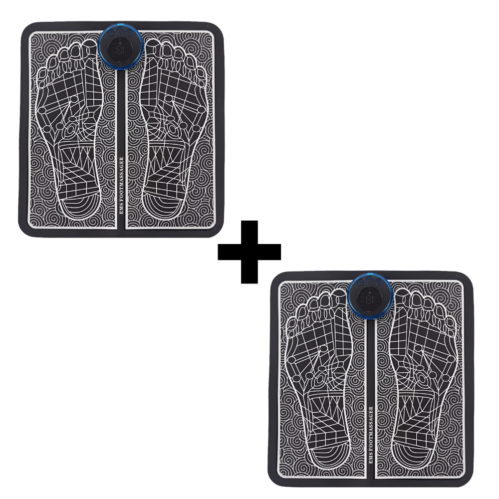 FeetRelief 1+1 GRATIS: Smart EMS Puls Fod Lindring Cirkulation Massage Pad