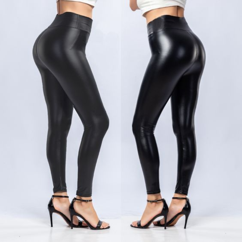 Icone™ TightLeggings 1+1 GRATIS: Sort Blank Høj Talje Tæt Leggings