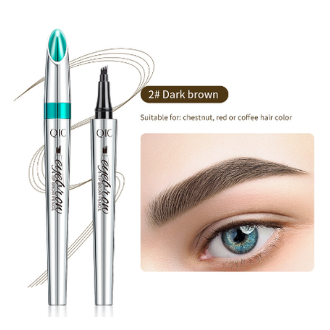 EyebrowPen 1+1 GRATIS: 3D Vannfast Mikroblading Øyenbrynspenn