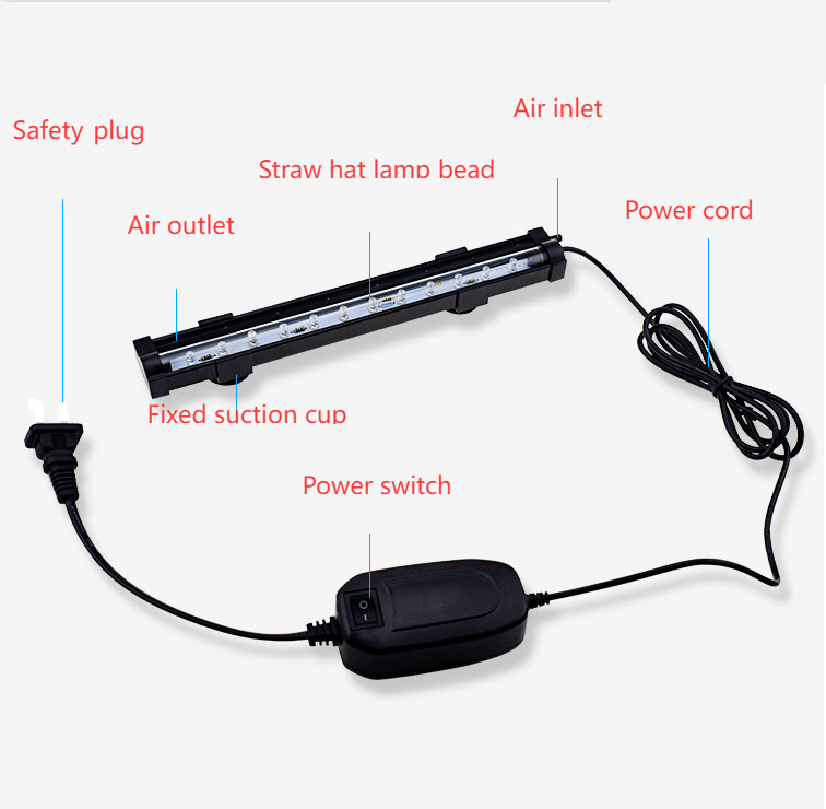 Ledsen™ GlowBubble: Fargerikt LED-boblelys for akvarium