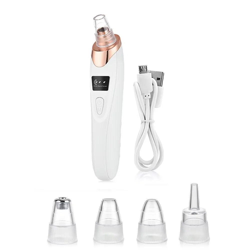 PoreRemover: Oppladbart Smart Kit for Fjerning av Hudormer, Hvite Hudormer og Porer