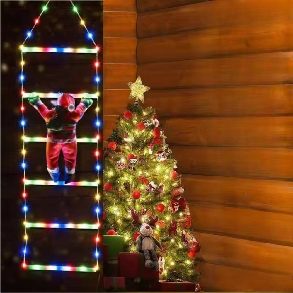 Ledsen™ ChristmasLadder: Slitesterk Utendørs LED Julestige Lysdisplay