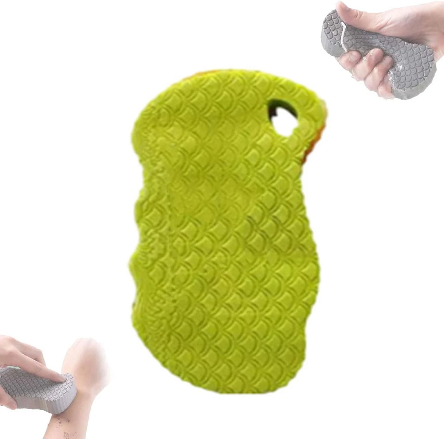 ExfoliatingSponge 1+1 GRATIS - Myk Kropps Eksfolierende Svamp Dusjskrubber