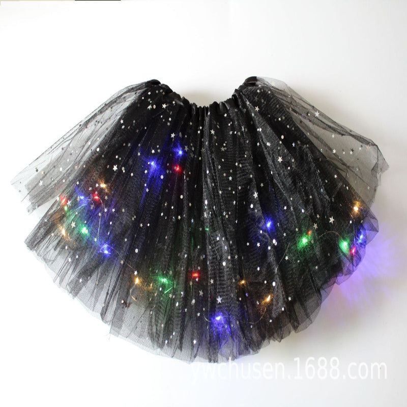 Icone™ GlowingSkirt 1+1 GRATIS: Elegant Let Flydende Pasform Glødende Nederdel
