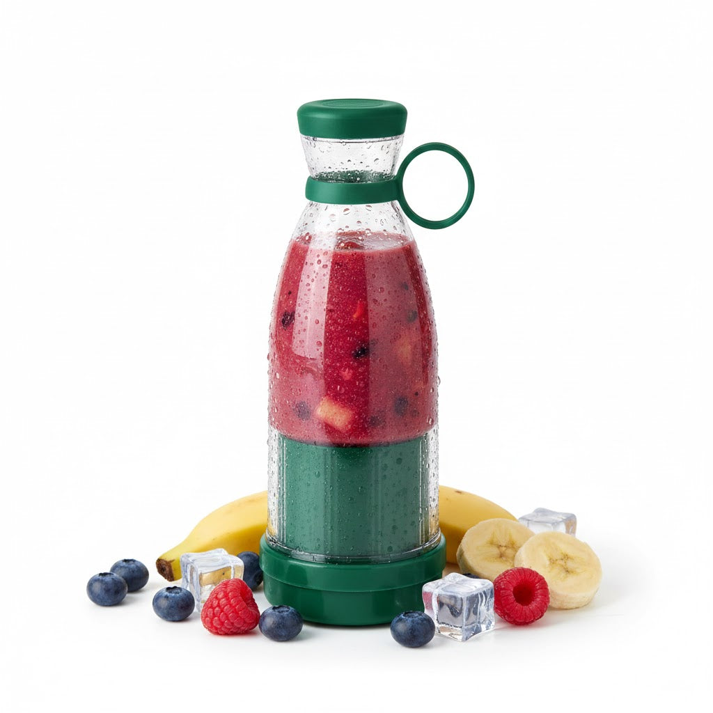 Globetrek° PortableBlender: Oppladbar Mini Elektrisk Smoothie- og Juicemaskin Bærbar Blender