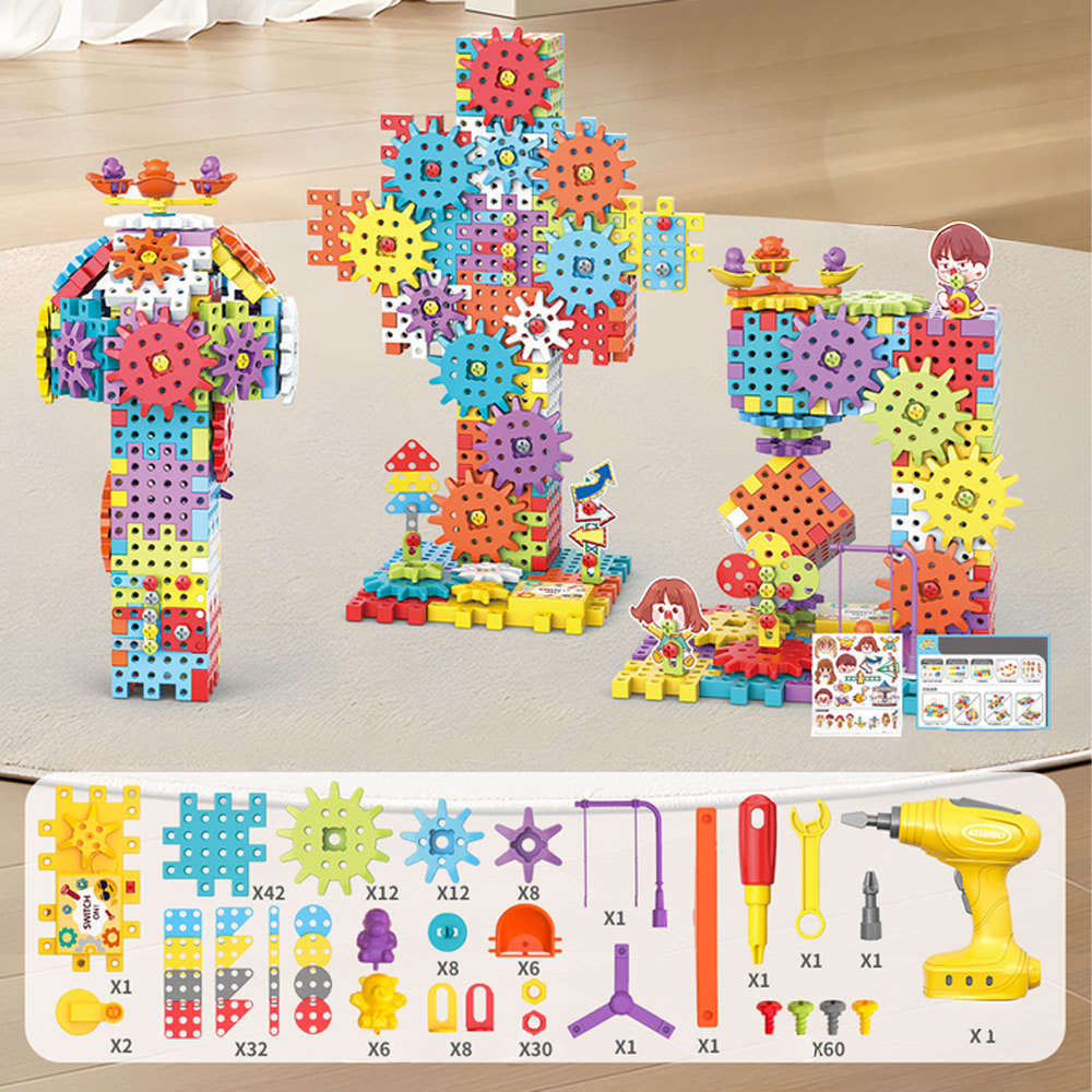 Kletshuts™ GearPuzzle: Fantastisk Interaktivt 3D Utstyr Puslespill Spillsett