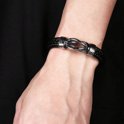 Jewelance™ InfinityBracelet: Uendelighetsknute Armbånd med Dedikasjonskort