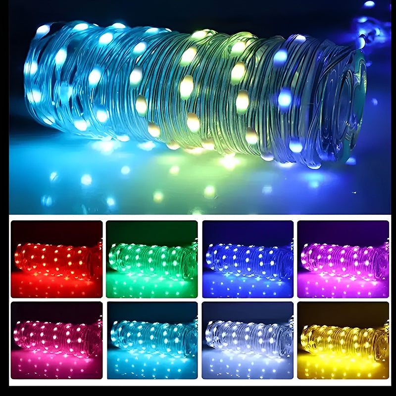 Ledsen™ StringLight: Fargerik LED-Lyslenke Med Fjernkontroll