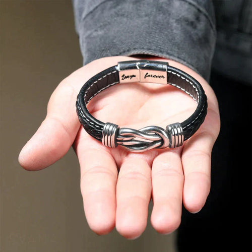Jewelance™ InfinityBracelet: Uendelighetsknute Armbånd med Dedikasjonskort