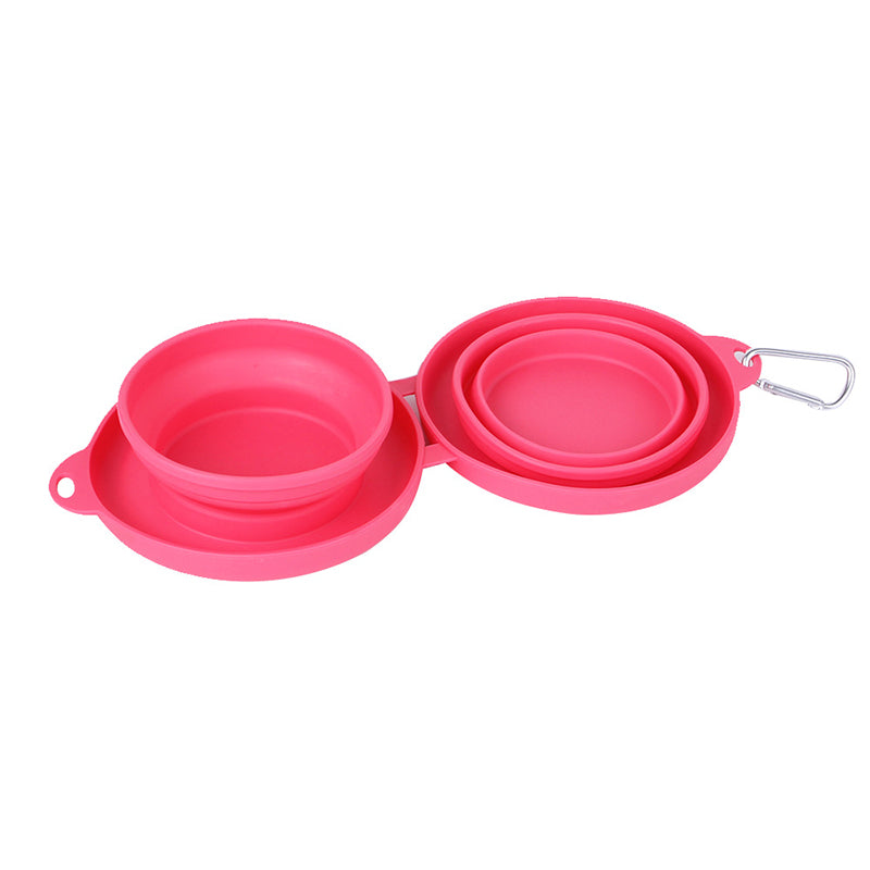 DogCatFri™ Travel Diner - Bærbart Sett Med Kjæledyrsskåler