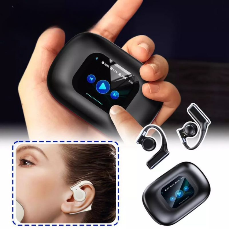 OpenEarbuds - Rask Kontroll Etui Trådløse Bluetooth Åpne Øretelefoner
