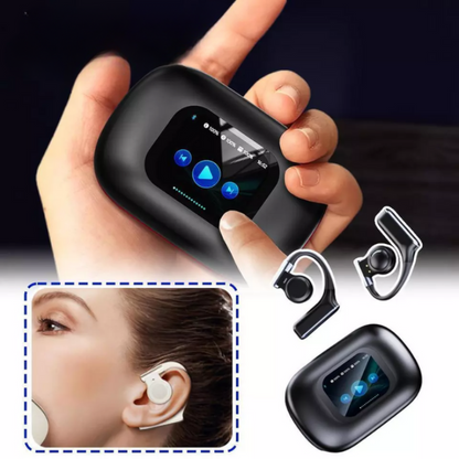 OpenEarbuds - Rask Kontroll Etui Trådløse Bluetooth Åpne Øretelefoner