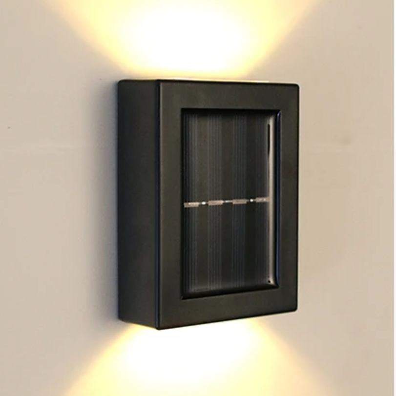 Ledsen™ WallLight: Solar Dobbelt Skygge Vegglys
