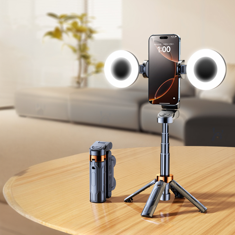 Holder360° CameraPod - Ultrastabilt Mini Kamerastativ Med Gratis Lys