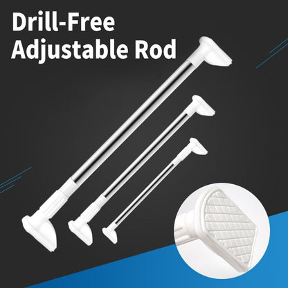 GlideHold® AdjustableRod - Borfri justerbar stang til flere formål