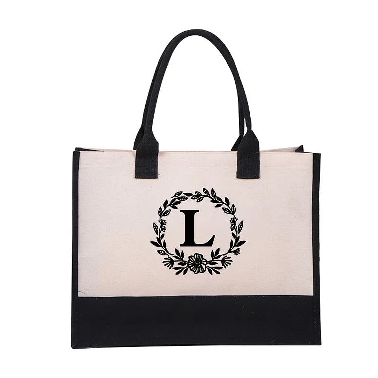Icone™ Letter - Personlig Lerretveske Med Bokstav