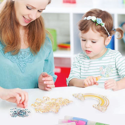 Kletshuts™ CrystalCraft: DIY Krystallgelatin Kreativt Malesett