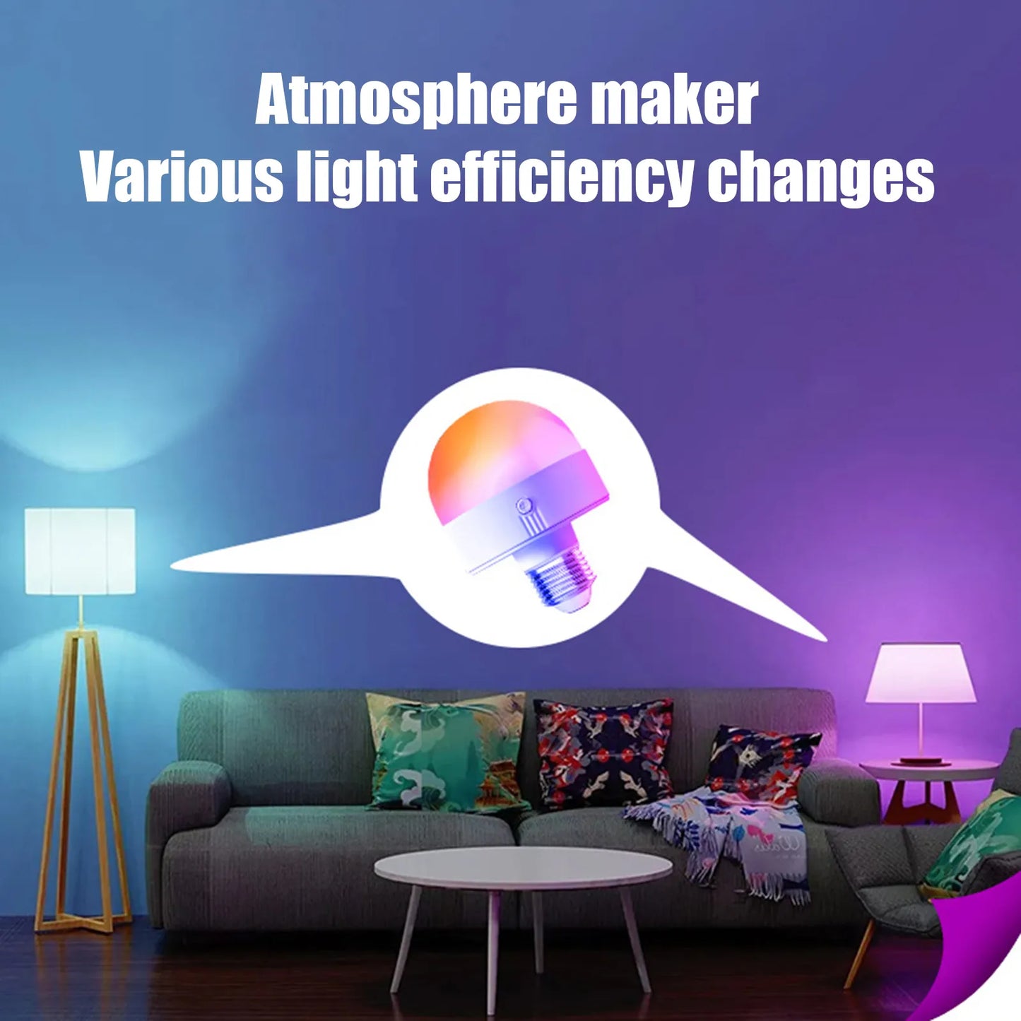 Ledsen™ WirelessBulb - Alsidig Genopladelig Praktisk Smart LED Trådløs Pære