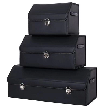 TrunkStorage - Holdbar Multifunktionel Rejse-Klar Bærbar Bil Bagagerum Opbevaring Organisator