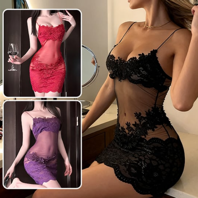 Icone™ LingerieSet 1+1 GRATIS - Broderet Ren Blonder Elegance Lingeri Sæt