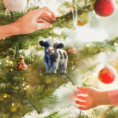CowDecor - Tegneserie Ku Juletrepynt