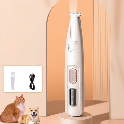 DogCatFri™ PetTrimmer: Kjæledyr Hår Trimmer Med LED-Lys