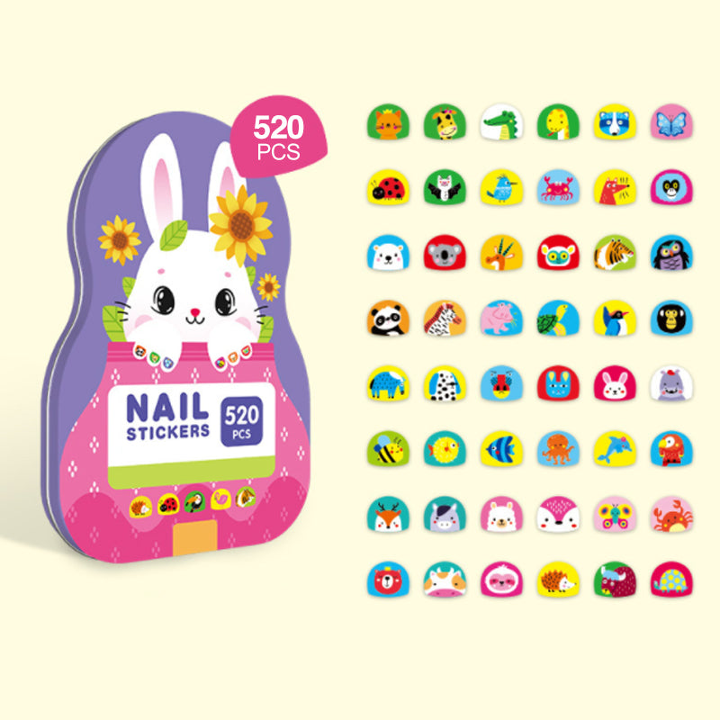 Kletshuts™ NailStickers: Barne-neglekunst Klistremerker Dekorasjonssett