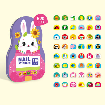 Kletshuts™ NailStickers: Barne-neglekunst Klistremerker Dekorasjonssett