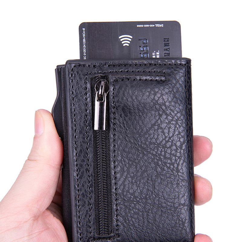 Icone™ CardHolder: Automatisk Slank Pop-up Kortholder Og Lommebok