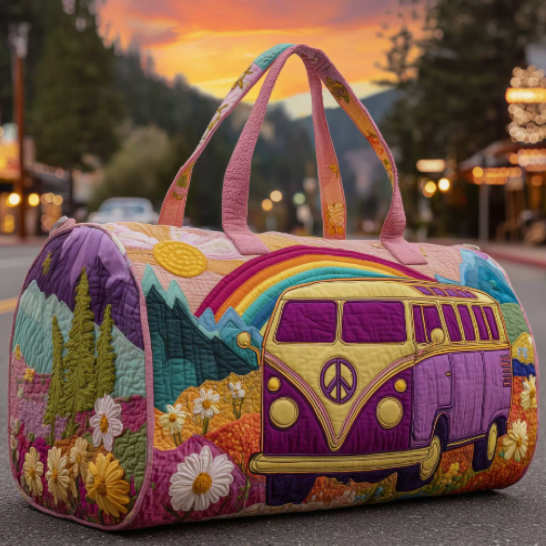 Icone™ DuffleBag: Levende Hippie Stil Multifunktionel Rejse Duffletaske