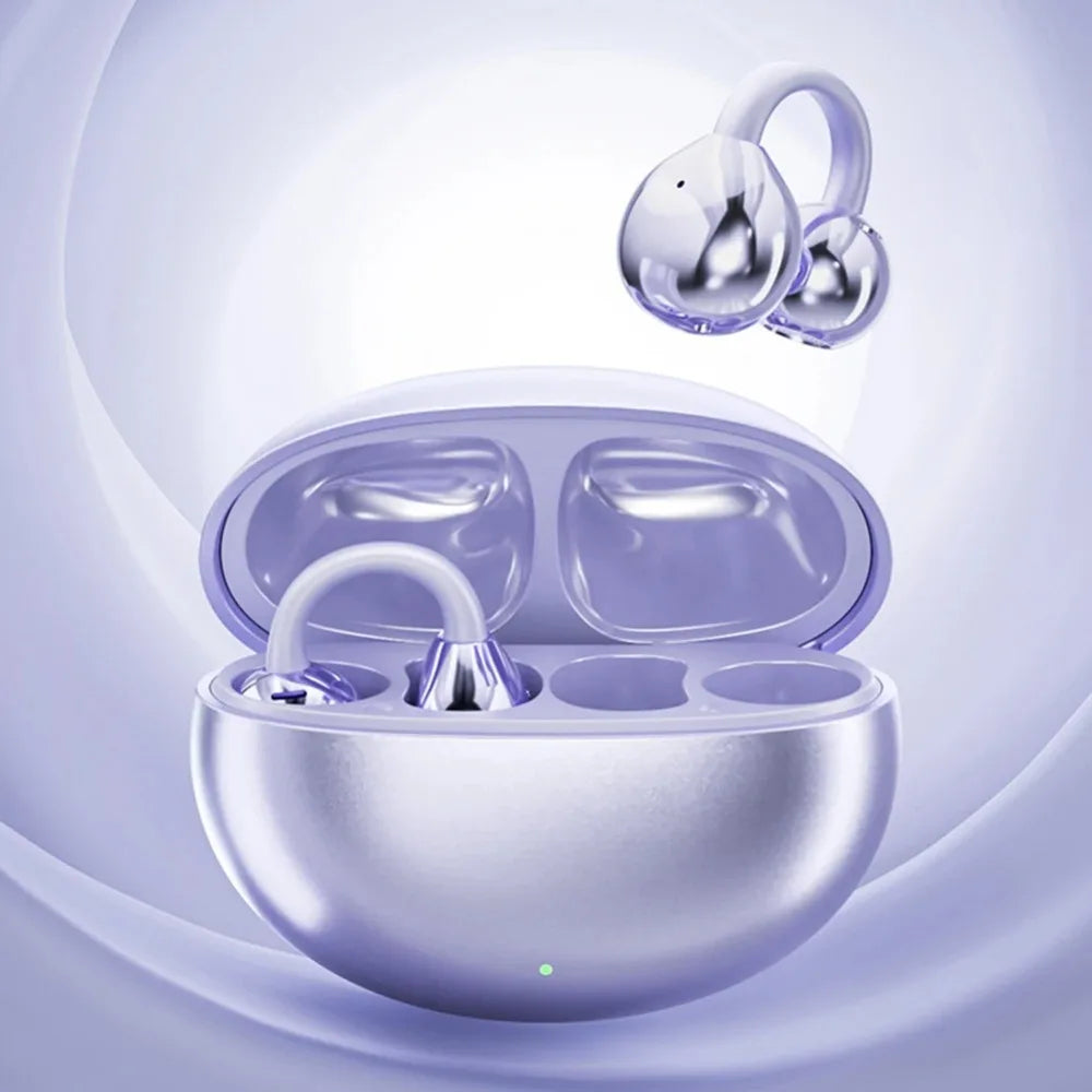 Clip-OnEarphone: Multifunksjon Klar lyd Komfortabel Clip-On Øretelefon