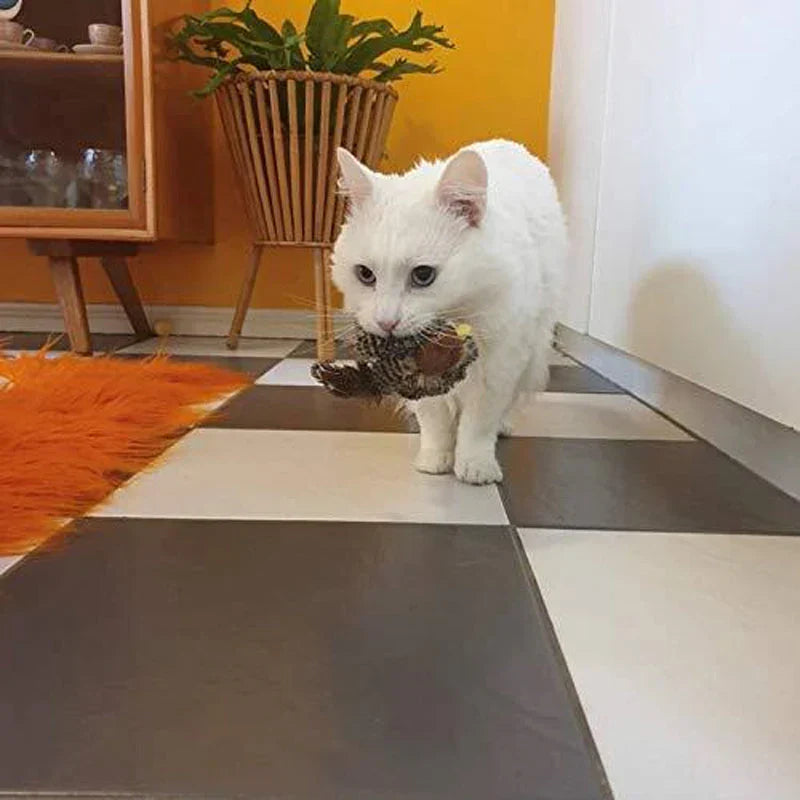 Catfri® BirdToy: Interaktiv Kvitrende Fugleleke Til Katter