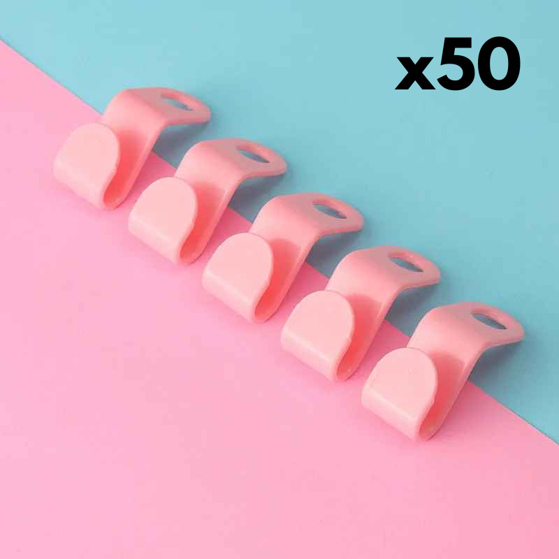 GlideHold® ClosetHooks: Plassbesparende Kaskade Skapskroker og Kleshengerforlenger