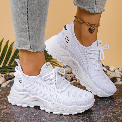 Happy™ BreathableSneakers: Dame Mesh Sports Pustende Joggesko